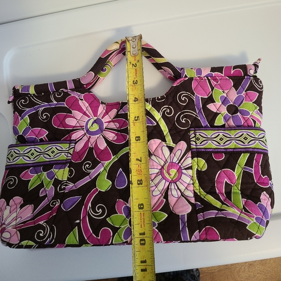 Vera Bradley Purple Punch Satchel Bag - retired pattern - Picture 8 of 14